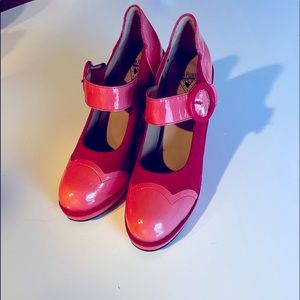 NWOB!  Never worn Fluevog Wedges Size 9. REASONABLE OFFERS WELCOME